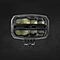 Oval LED Shark-Lite Driving light with Dynamic Dual position light
